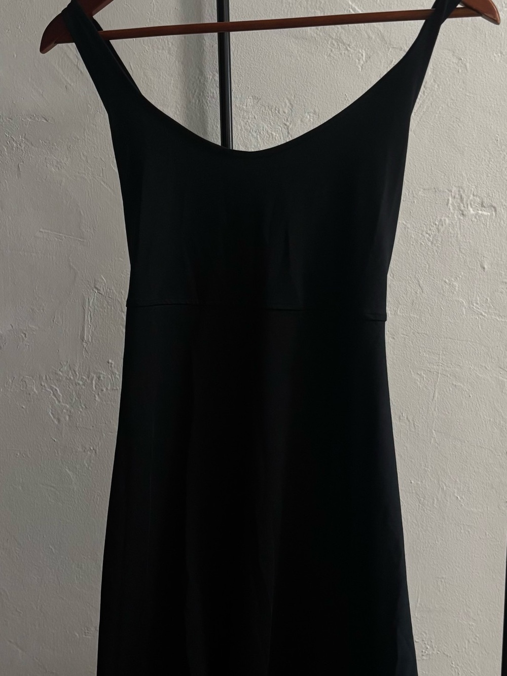 Columbia Black Mini Scoop Neck Dress